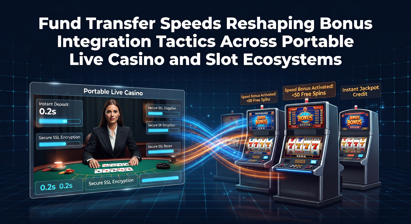 Darstellung schneller Geldtransfers in mobilen Casino-Ökosystemen mit Live-Tischen und Slot-Maschinen