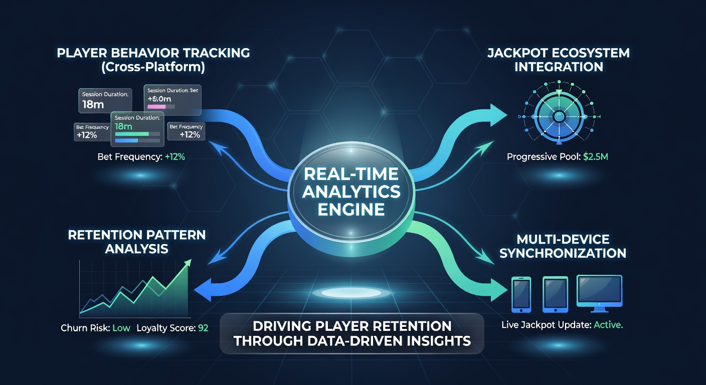 Analyse von Spieler-Retention durch Echtzeit-Daten in Jackpot-Umgebungen