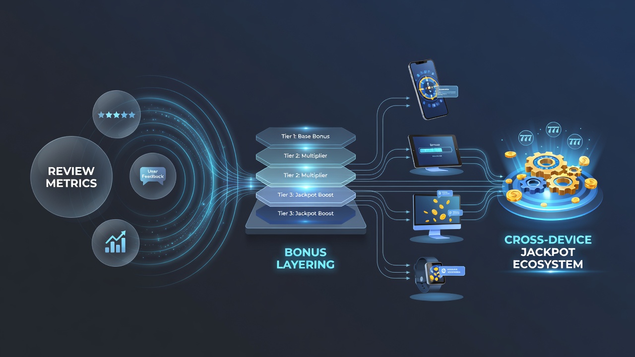 Darstellung von Bonus-Layering und Cross-Device-Interaktionen in Jackpot-Ökosystemen